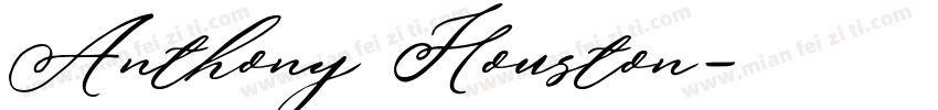 Anthony Houston字体转换
